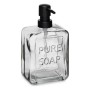 Soap Dispenser Berilo Pure Soap Black Crystal Plastic 570 ml 10 x 18 x 6 cm (6 Units)