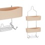 Etagère de salle de bains Berilo Beige Métal Plastique 28 x 60 x 14 cm (6 Unités)