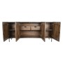 Buffet DKD Home Decor Brun foncé Gris foncé Métal Bois de manguier 180 x 40 x 80 cm