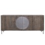 Sideboard DKD Home Decor Dark brown Dark grey Metal Mango wood 180 x 40 x 80 cm