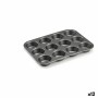 Baking Mould Kinvara Dark grey Metal Carbon steel 20 x 2 x 26 cm 26 x 2 x 20 cm (12 Units)