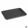 Baking tray Kinvara Grey Metal 48 x 3 x 33,5 cm (12 Units)