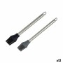 Brosse de cuisine Kinvara Silicone Acier inoxydable 28 x 4,5 X 2 cm (12 Unités)