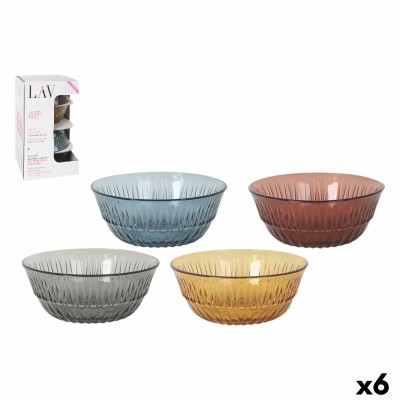 Bol pour Apéritifs LAV Alinda 345 ml 12,3 x 5,1 cm 4 Pièces (6 Unités)