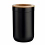 Toothbrush Holder Berilo Brown Black Natural Bamboo polypropylene 7,7 x 11,5 x 7,7 cm (6 Units)