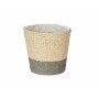Cache-pot Ibergarden Gris Corde Plastique 14 x 12,5 x 14 cm 14 x 13 x 14 cm (24 Unités)