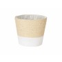 Planter Ibergarden White Rope Plastic 16 x 14,5 x 16 cm (24 Units)