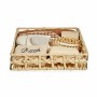 Bath Set Berilo Brown 30 x 6,5 x 30 cm Basket (6 Units)
