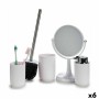 Bath Set Berilo White polypropylene 16,5 x 29,5 x 17 cm 4 Pieces (6 Units)