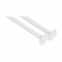 Curtain Bar Berilo White Aluminium 80 cm 5,5 x 96 x 11 cm For shower (24 Units)