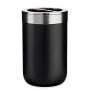 Toothbrush Holder Berilo Black Silver Plastic 7,7 x 11,5 x 7,7 cm 7,7 x 11,2 x 7,7 cm (6 Units)