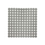 Tapis de Douche Antidérapant Berilo Gris PVC 54 x 54 x 1 cm 6 x 55 x 6 cm (6 Unités)