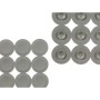 Tapis de Douche Antidérapant Berilo Gris PVC 54 x 54 x 1 cm 6 x 55 x 6 cm (6 Unités)