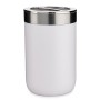 Toothbrush Holder Berilo White Silver Plastic 7,7 x 11,5 x 7,7 cm 7,7 x 11,2 x 7,7 cm (6 Units)