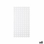 Non-slip Shower Mat Berilo White PVC 6 x 38 x 6 cm 68 x 36 x 1 cm 68 x 1 x 36 cm (6 Units)