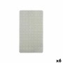 Non-slip Shower Mat Berilo Grey PVC 67,7 x 38,5 x 0,7 cm Frames (6 Units)
