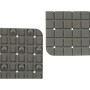 Non-slip Shower Mat Berilo Grey PVC 6 x 50 x 6 cm 50,3 x 50,3 x 0,7 cm Frames (6 Units)