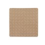 Non-slip Shower Mat Berilo Beige PVC 50,3 x 50,3 x 0,7 cm Frames (6 Units)
