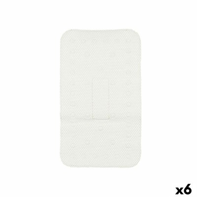 Non-slip Shower Mat Berilo White PVC 69,3 x 40 x 1 cm (6 Units)