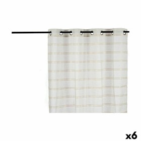 Rideau Gift Decor Beige 140 x 0,1 x 260 cm Rayures (6 Unités)