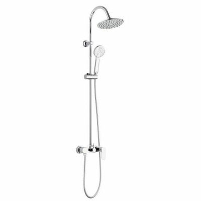 Shower Column Rousseau Grey Metal 22 mm 150 mm