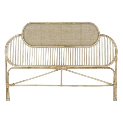 Headboard DKD Home Decor Brown Natural 180 x 4 x 90 cm