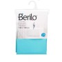 Shower Curtain Berilo Blue Polyethylene EVA 180 x 180 cm (12 Units)