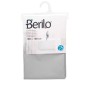 Shower Curtain Berilo Grey Polyethylene EVA 180 x 180 cm (12 Units)