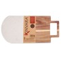 Cutting board Kinvara White 18 x 1,5 x 38 cm (8 Units)