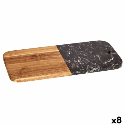 Cutting board Kinvara Black 18 x 1,5 x 38 cm (8 Units)