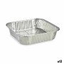 Set of Food Trays Kinvara Disposable Squared 12 Units