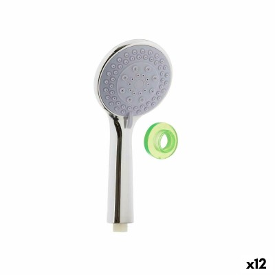 Shower Rose Berilo Silver Metal Plastic 10,5 x 24 x 5 cm (12 Units)