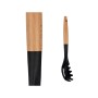 Pasta Spoon Kinvara Black Natural Wood Plastic 6 x 33,5 x 6 cm 6 x 33,5 cm (12 Units)