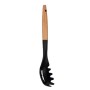 Pasta Spoon Kinvara Black Natural Wood Plastic 6 x 33,5 x 6 cm 6 x 33,5 cm (12 Units)