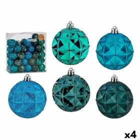 Lot de boules de Noël Krist+ Turquoise (4 Unités)