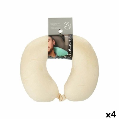 Neck Pillow Blue Black Beige Grey 31 x 10,5 x 27,4 cm (4 Units)