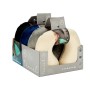 Neck Pillow Blue Black Beige Grey 31 x 10,5 x 27,4 cm (4 Units)