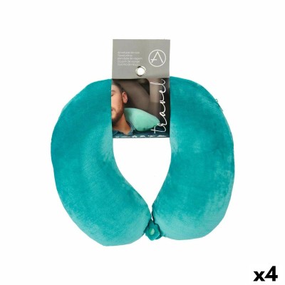 Coussin Cervical Vert Violet Rose Turquoise 31 x 10,5 x 27,4 cm (4 Unités)