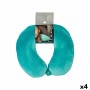 Neck Pillow Green Purple Pink Turquoise 31 x 10,5 x 27,4 cm (4 Units)
