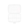 Boîte à compartiments Kinvara Transparent Plastique (12 Unités)