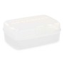 Boîte à compartiments Kinvara Blanc Transparent Plastique (12 Unités)