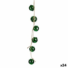 Décorations de Noël Krist+ Vert Plastique Serpent à sonnettes 58 x 3 x 3 cm (24 Unités)