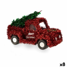 Décorations de Noël Krist+ Rouge Vert Camionnette 15 x 18 x 27 cm guirlande (8 Unités)