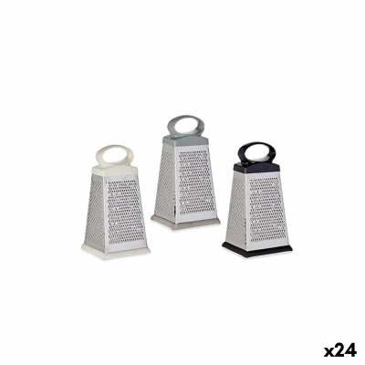 Gratoir Kinvara Blanc Noir Gris Argent Caoutchouc Acier inoxydable Plastique 11,5 x 22,5 x 10 cm (24 Unités)