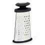 Grater Kinvara Black Silver Stainless steel TPR 9 x 15,5 x 4,2 cm 8,2 x 15,5 x 4,2 cm (12 Units)