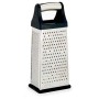 Grater Kinvara Black Silver Stainless steel ABS TPR 9,5 x 21,5 x 6,7 cm 9,5 x 22,5 x 6,7 cm (12 Units)