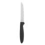 Knife Set Kinvara Black Silver Stainless steel Plastic 19,5 cm 12,5 x 26,2 x 1 cm (12 Units)