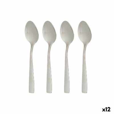 Set de cuillères à dessert Kinvara Argenté Acier inoxydable 2,7 x 13,5 x 0,3 cm 6 x 16,5 x 2,5 cm Dessert (12 Unités)