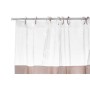 Shower Curtain Berilo Beige Transparent Plastic PEVA 180 x 180 cm 16 x 28,5 x 4 cm (12 Units)