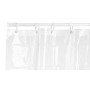 Rideau de Douche Berilo Transparent Plastique PEVA 180 x 180 cm 16 x 28,5 x 3,5 cm (12 Unités)